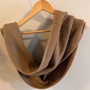 Calvin Klein Tan Knit Infinity Scarf